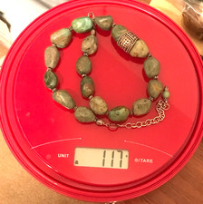 🔥HEAVY 1950s Fred Harvey Native Southwestern Turquoise Necklace 925 Silver 117g - Additional view 7
