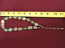 🔥HEAVY 1950s Fred Harvey Native Southwestern Turquoise Necklace 925 Silver 117g - Additional view 8