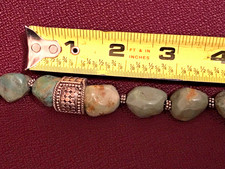 🔥HEAVY 1950s Fred Harvey Native Southwestern Turquoise Necklace 925 Silver 117g - Additional view 9