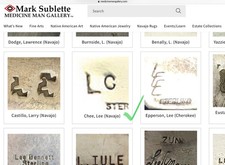 🔥Native American 1950s Fred Harvey Gemstone Pendant 925 Silver Necklace Signed - Additional view 11