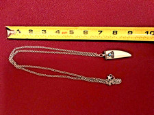 🔥Native American 1930’s Fred Harvey 800 Silver Talisman pendant with chain - Additional view 9