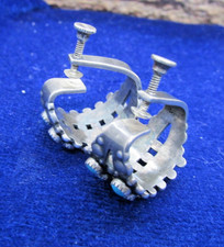 VTG SW FRED HARVEY STYLE SCERW BACK TURQUOISE EARRINGS****SPECIAL PRICE**** - Additional view 2