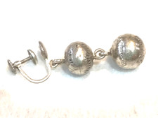 🔥Old Pawn 1920s Fred Harvey Native America Bench Bead Dangle Primitive Earrings - Additional view 4