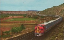 c1950s San Francisco Chief Fred Harvey California San Joaquin postcard A294