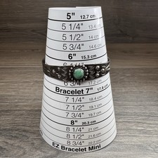 Fred Harvey Era Native American Sterling Silver Cuff Bracelet Green Turquoise - Additional view 8