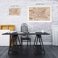 Fred Harvey Points of Interest Across The Southwest 1946 Vintage-Style Poster - Additional view 3