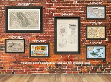 Fred Harvey Points of Interest Across The Southwest 1946 Vintage-Style Poster - Additional view 5