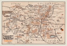 Fred Harvey Points of Interest Across The Southwest 1946 Vintage-Style Poster