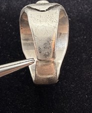 Old Pawn 1940’s Fred Harvey EraNative American Sterling Turquoise Ring sz9.75 - Additional view 7