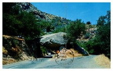 Fred Harvey Sequoia Natl Park Tunnel Rock VW Beetle Beneath HUGE Bolder - A75