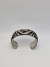 VINTAGE FRED HARVEY NATIVE AMERICAN STERLING SILVER BRACELET - Additional view 3