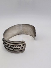 VINTAGE FRED HARVEY NATIVE AMERICAN STERLING SILVER BRACELET - Additional view 7