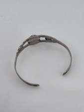 VINTAGE FRED HARVEY BELL TRADING POST TURQUOISE CUFF BRACELET STERLING SILVER... - Additional view 3