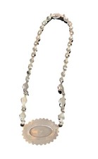 Fred Harvey Era Native American Dragon's Breath Opal Sterling Silver Necklace - Additional view 5