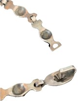 Fred Harvey Era Native American Dragon's Breath Opal Sterling Silver Necklace - Additional view 9