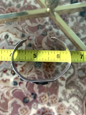 Rare Vintage Lot Of 2 Navajo Fred Harvey Era Sterling Silver Turquoise Bracelet - Additional view 8