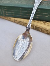 Antique Vtg Navajo Native Sterling Silver Whirling Log Fred Harvey Era Wis Spoon - Additional view 2