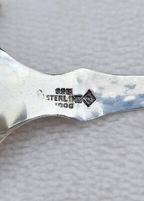 Antique Vtg Navajo Native Sterling Silver Whirling Log Fred Harvey Era Wis Spoon - Additional view 5