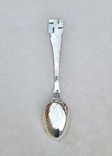 Antique Vtg Navajo Native Sterling Silver Whirling Log Fred Harvey Era Wis Spoon - Additional view 6