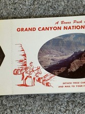 Vintage Grand Canyon Arizona 8 Postcard Set Curteichcolor Fred Harvey Kodachrome - Additional view 2