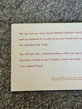 Vintage Grand Canyon Arizona 8 Postcard Set Curteichcolor Fred Harvey Kodachrome - Additional view 8