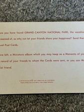 Vintage Grand Canyon Arizona 8 Postcard Set Curteichcolor Fred Harvey Kodachrome - Additional view 9