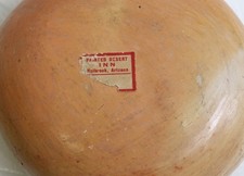 Vintage Hopi Pottery Unusual Bowl Folded Edges Fred Harvey Painted Desert Inn - Additional view 10