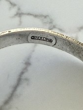 Fred Harvey Era Navajo Sterling Turquoise Crossed Arrows Bracelet Sterling - Additional view 6