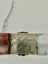 Vintage Southwestern Green Turquoise Silver Fred Harvey Era Cuff Bracelet - Additional view 6