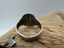 Fred Harvey Era Whirling Logs Silver Ring & Horse Pin Manitou Colo c1930s 2 pc - Additional view 4