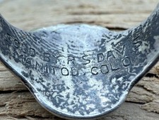 Fred Harvey Era Whirling Logs Silver Ring & Horse Pin Manitou Colo c1930s 2 pc - Additional view 5