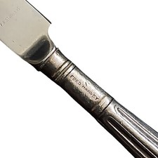 Fred Harvey Railroad Dining Butter Knife  Churchill Pattern 9”Silver  Plate - Additional view 4