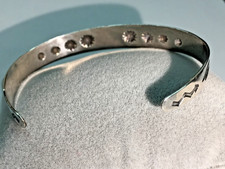 Vintage Fred Harvey Era Navajo Turquoise~ Acid Tested Sterling Cuff Bracelet! - Additional view 2