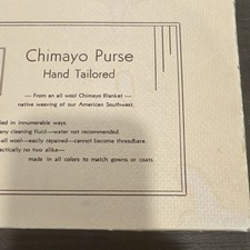 Vintage El Grandee Fred Harvey Chimayo Purse Clutch Bag - Additional view 3