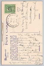 El Navajo Fred Harvey Hotel Gallup New Mexico Fred Geary Postcard - Additional view 1