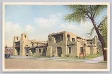 State Museum Santa Fe New Mexico Fred Harvey H-3520 Postcard