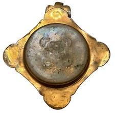 Native American FRED HARVEY ERA Copper STAMPED Thunderbird Ash Tray - Additional view 1