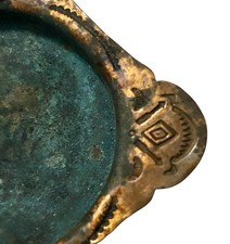 Native American FRED HARVEY ERA Copper STAMPED Thunderbird Ash Tray - Additional view 3