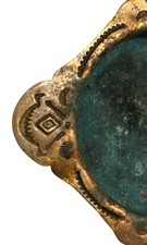 Native American FRED HARVEY ERA Copper STAMPED Thunderbird Ash Tray - Additional view 4