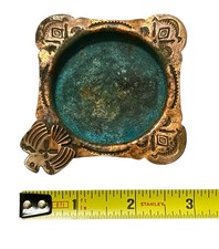 Native American FRED HARVEY ERA Copper STAMPED Thunderbird Ash Tray - Additional view 6