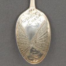 Fred Harvey Sterling Silver Spoon - Ausable Chasm N.Y. - 4.89g - Additional view 1