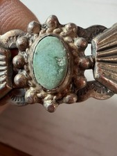 Vintage Bracelet Fred Harvey Arrow Products Stamped Coin Silver 900 - Additional view 1