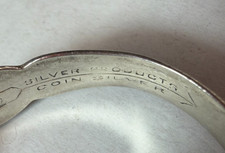 Vintage Bracelet Fred Harvey Arrow Products Stamped Coin Silver 900 - Additional view 3