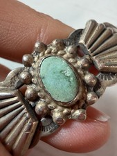 Vintage Bracelet Fred Harvey Arrow Products Stamped Coin Silver 900 - Additional view 5