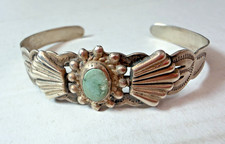 Vintage Bracelet Fred Harvey Arrow Products Stamped Coin Silver 900