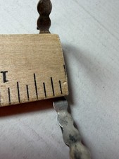 Vintage Bracelet Fred Harvey Arrow Products Skinny Stamped Coin Silver 900 - Additional view 7