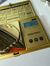 Vintage Bracelet Fred Harvey Arrow Products Skinny Stamped Coin Silver 900 - Additional view 9