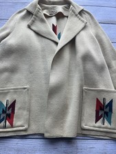 Vtg 40s 50s El Grandee Fred Harvey Hand Woven Wool Native Chimayo Jacket sz med - Additional view 7