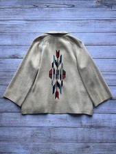 Vtg 40s 50s El Grandee Fred Harvey Hand Woven Wool Native Chimayo Jacket sz med - Additional view 10