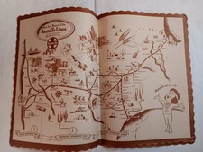 9 Lot-Santa Fe Line Dining Car VINTAGE 1950s Paper Placemats-Fred Harvey-Chico